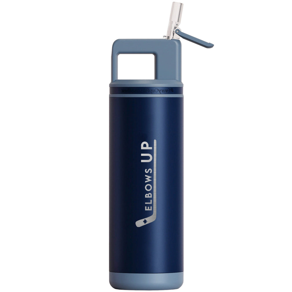 canadian collection tumbler elbows up, mountain blue