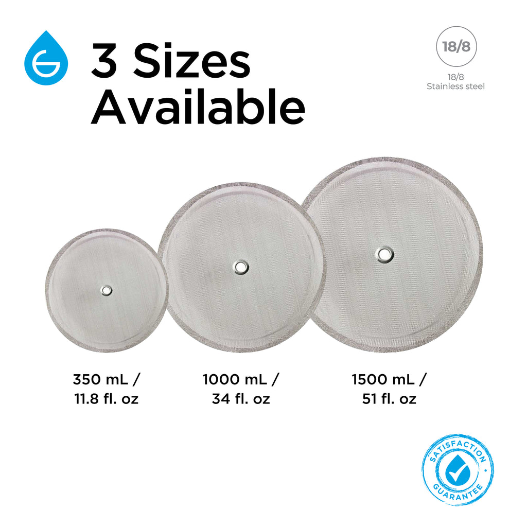 Parts & Accessories: Replacement Filter Screen - 1000ml - Package of 4 - Grosche Wholesale Canada - Accessory