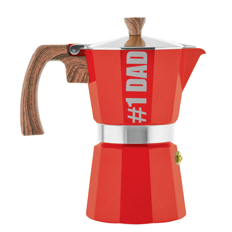 MILANO Stovetop Espresso Maker - #1 Dad (Custom Laser Etched) - Pack of 4 - Grosche Wholesale Canada - Espresso coffee maker